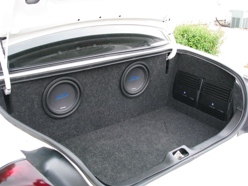 mounting an amp in trunk Body and Interior